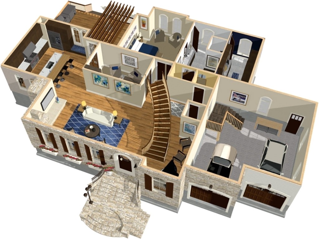 3D ev tasarımı