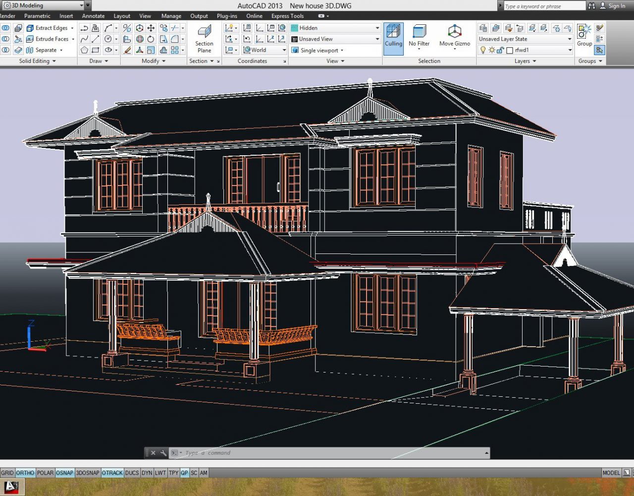 autocad 2023 3d çizim nasıl yapılır