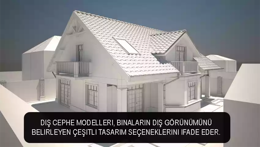 Dış cephe modelleri, binaların dış görünümünü belirleyen çeşitli tasarım seçeneklerini ifade eder.