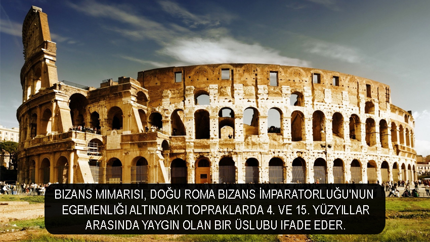 Bizans mimarisi, Doğu Roma Bizans İmparatorluğu'nun egemenliği altındaki topraklarda 4. ve 15. yüzyıllar arasında yaygın olan bir üslubu ifade eder.