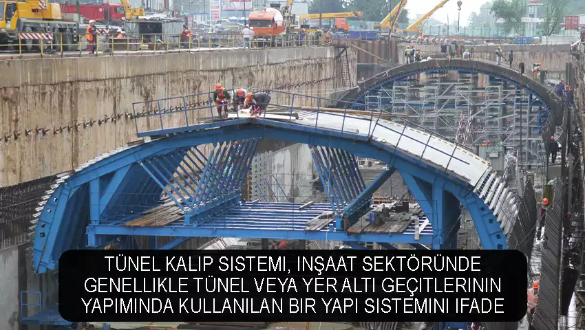 Tünel kalıp sistemi, inşaat sektöründe genellikle tünel
