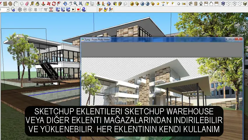 SketchUp eklentileri SketchUp